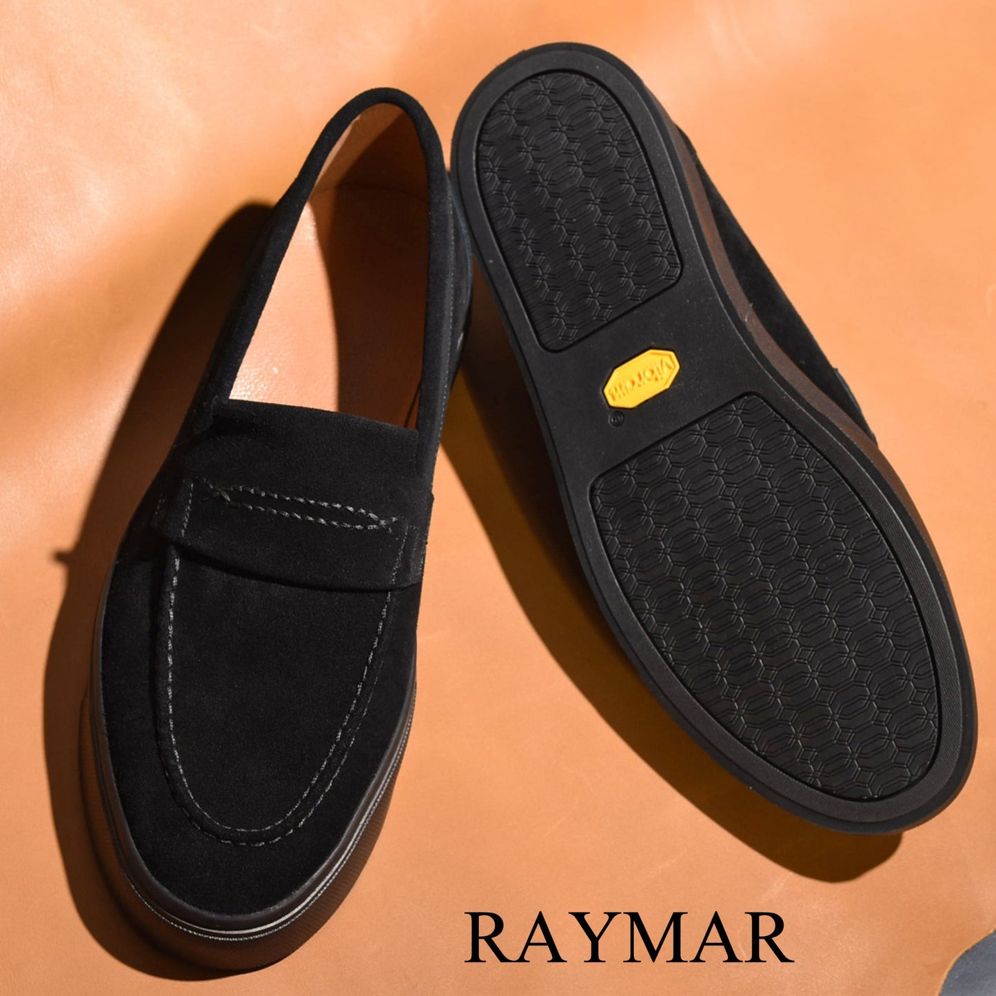 “Kelly” Coin Loafer, Black Comfort Shoes, Vibram Cup Sole, US size 5 1/2 ~ 10