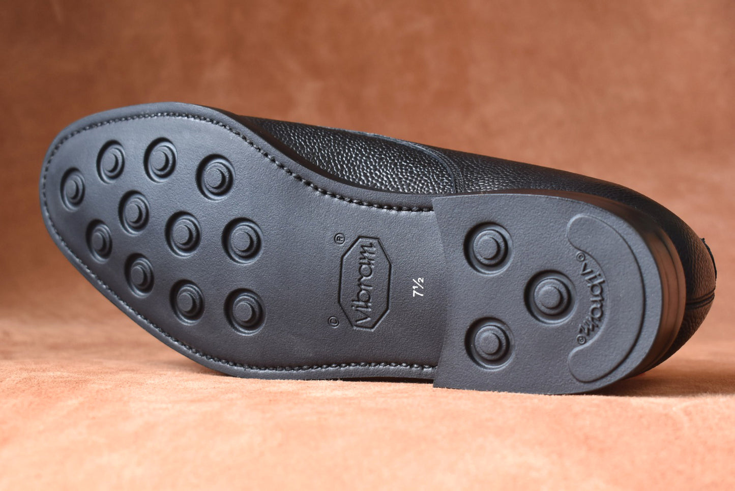 “Talia” Double Monk Strap, Black Dress Shoes, Grained Leather, Goodyear welted, US size 5 1/2 ~ 10