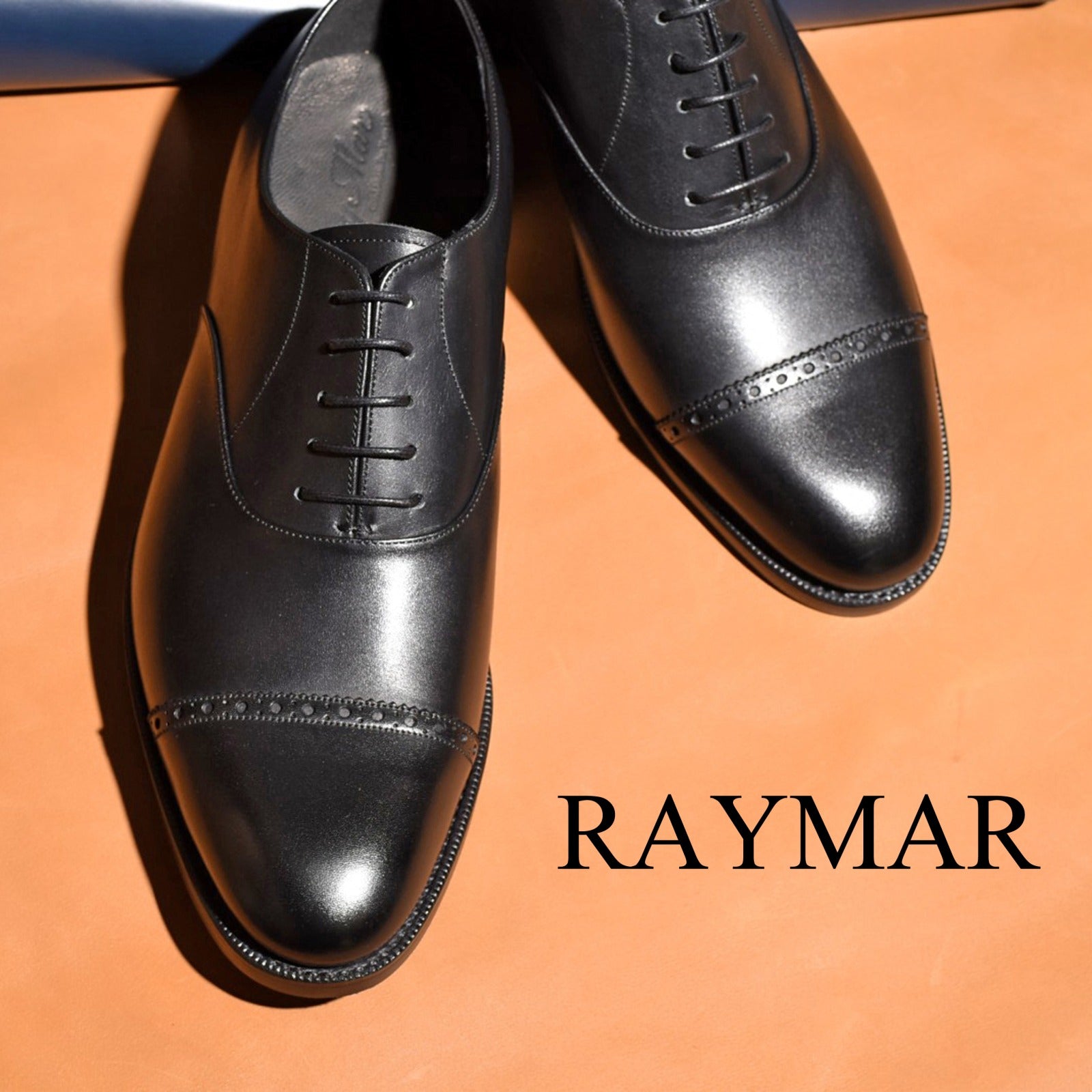 5641R Punched Cap Toe, Black Dress Shoes, Goodyear welted, US size RAYMAR SHOES INTERNATIONAL 5641R Punched Cap Toe, Black Dress Shoes, Goodyear welted, US size RAYMAR SHOES INTERNATIONAL