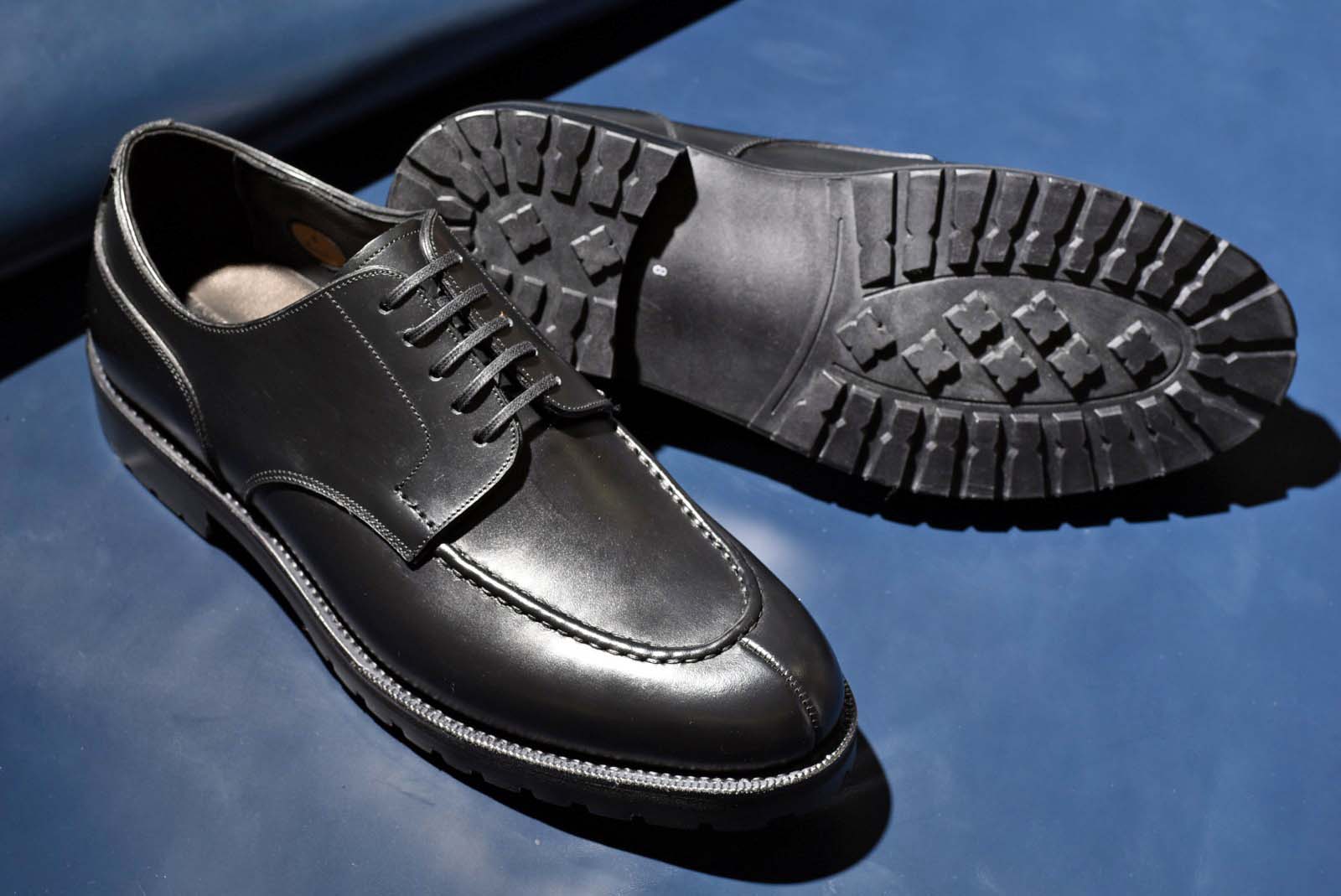 “Zach” Split Toe Derby, Black Dress Shoes, Tank Sole, Goodyear welted, US size 5 1/2 ~ 10 “Zach” Split Toe Derby, Black Dress Shoes, Tank Sole, Goodyear welted, US size 5 1/2 ~ 10