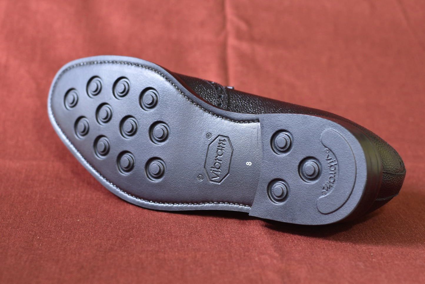 “Dayles” Full brogue, Black Dress Shoes, Grained Leather, Goodyear welted, US size 5 1/2 ~ 10