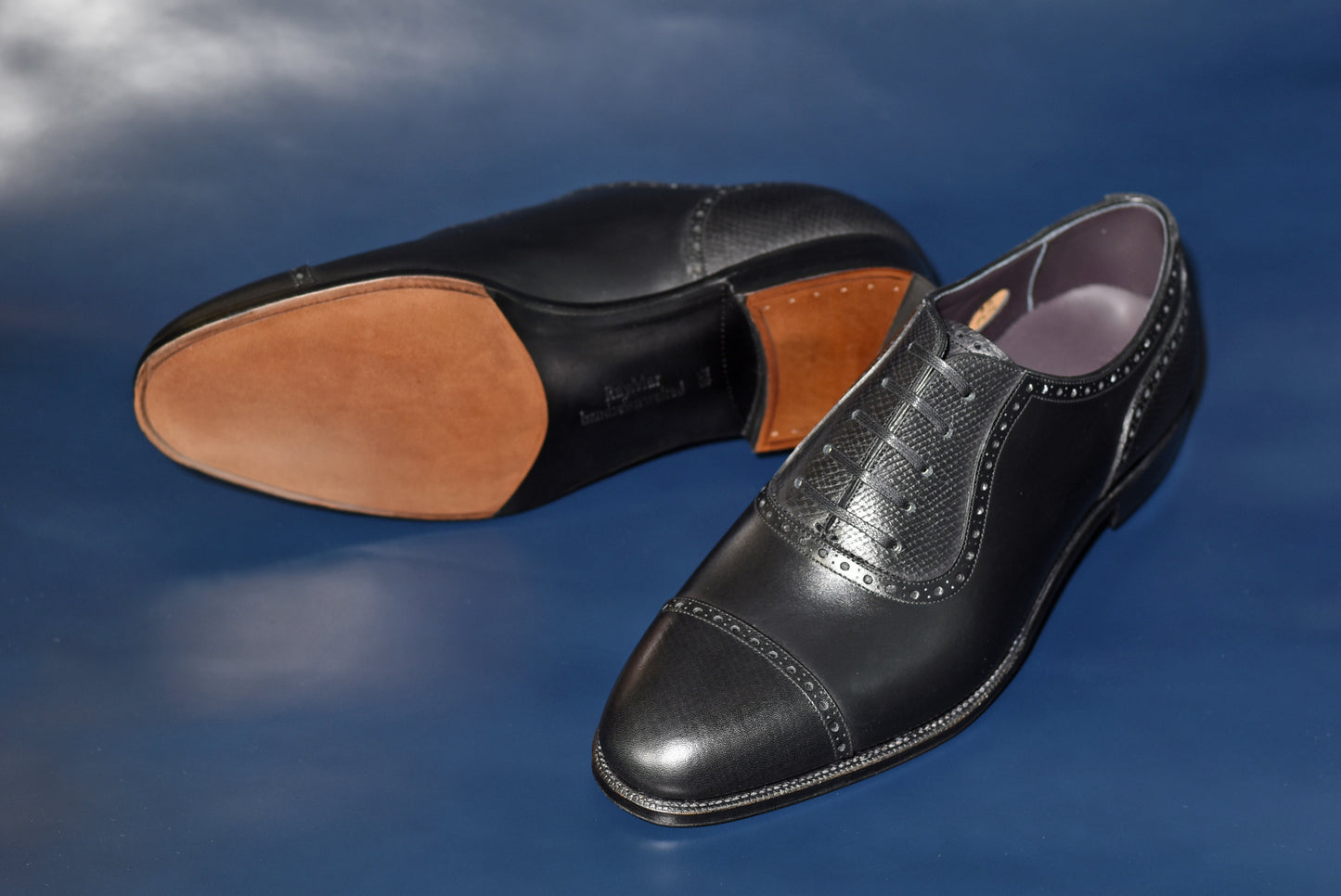 ★London Super Trunk Show 2023 Anniversary Model★“Felix” Combination Adelaide, Black Dress Shoes, Horween Hatch Grain & Weinheimer Box calf, Hand welted, US size 5 1/2 ~ 11