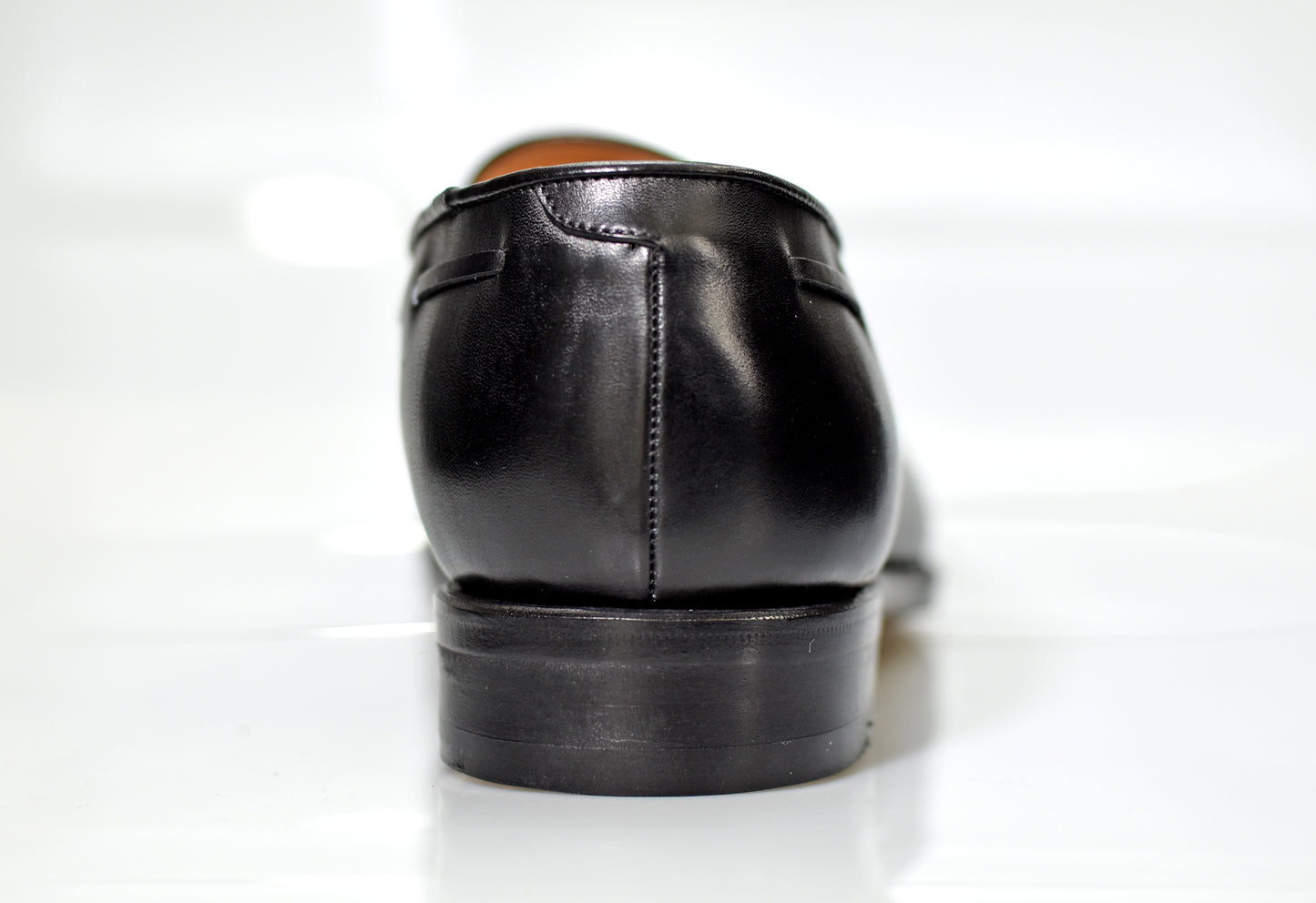 “Sandy” Tasseled Loafer, Black Dress Shoes, Annonay Vegano, Goodyear welted, US size 5 1/2 ~ 10