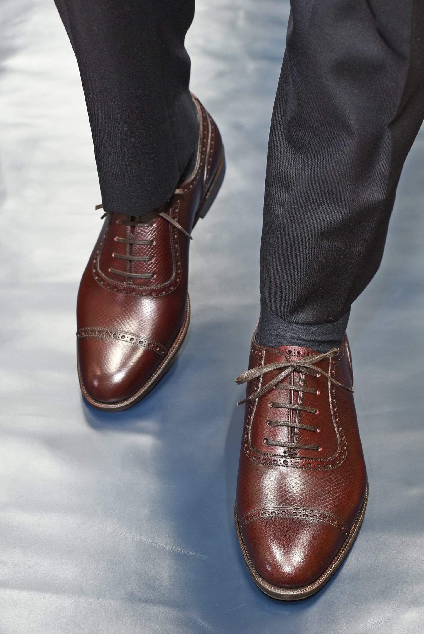 ★London Super Trunk Show 2023 Anniversary Model★“Kettner” Adelaide, Burgundy Dress Shoes, Horween Hatch Grain, Hand welted, US size 5 1/2 ~ 10