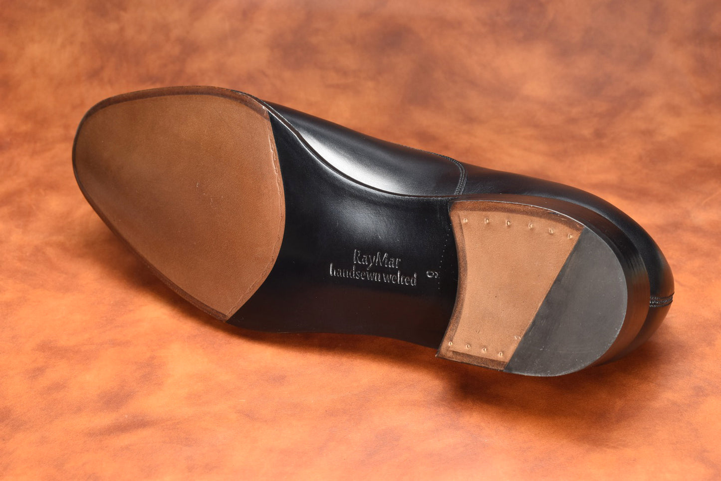 “Ethan” Cap toe, Black Dress Shoes, Weinheimer Box calf, Hand welted, US size 5 1/2 ~ 10