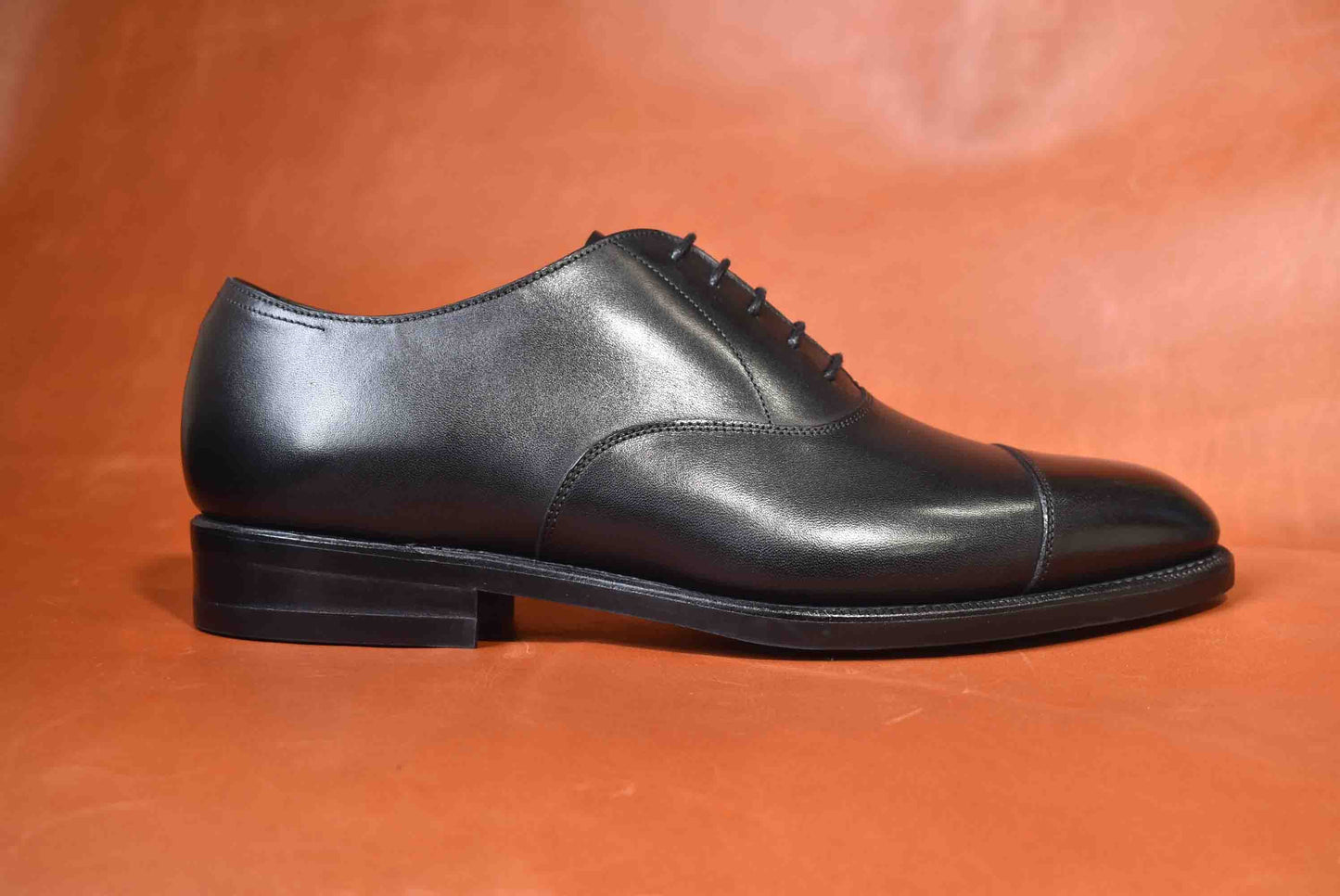 “MayⅡ” Cap toe, Black Dress Shoes, Goodyear welted, US size 5 1/2 ~ 10