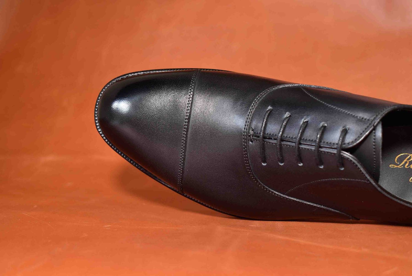 “MayⅡ” Cap toe, Black Dress Shoes, Goodyear welted, US size 5 1/2 ~ 10