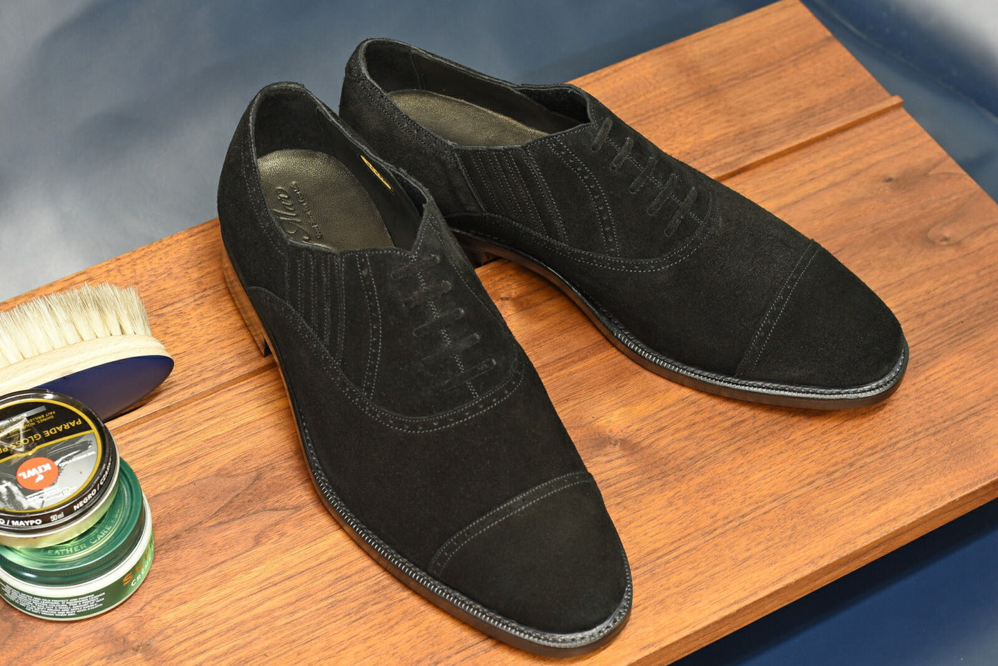 “Steve” Lazyman, Black Dress Shoes, Goodyear welted, US size 5 1/2 ~ 10