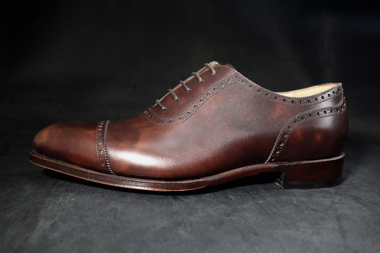 “Lily” Adelaide, Dark Brown Dress Shoes, Zonta Museum Calf, Hand welted, US size 5 1/2 ~ 10