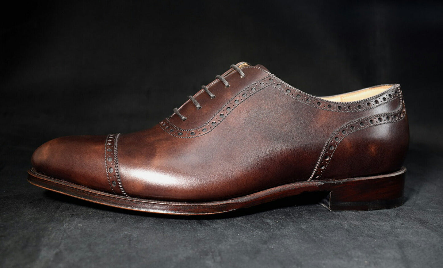 “Lily” Adelaide, Dark Brown Dress Shoes, Zonta Museum Calf, Hand welted, US size 5 1/2 ~ 10