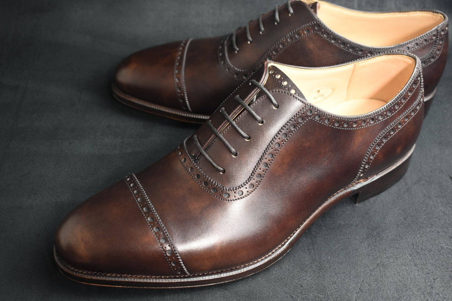 “Lily” Adelaide, Dark Brown Dress Shoes, Zonta Museum Calf, Hand welted, US size 5 1/2 ~ 10