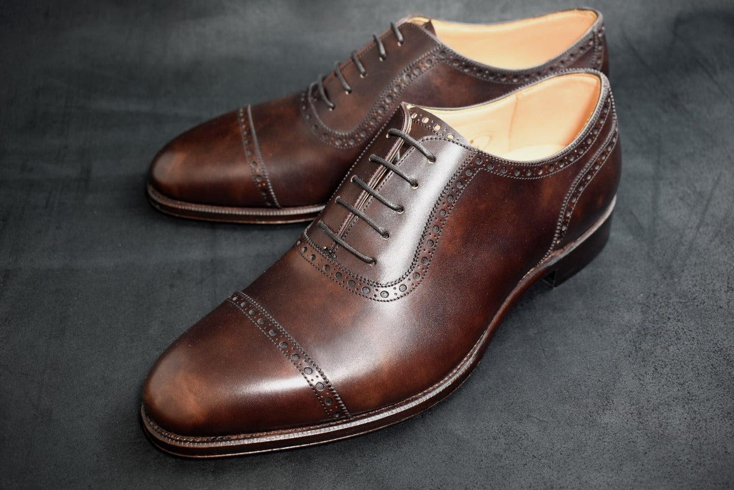 “Lily” Adelaide, Dark Brown Dress Shoes, Zonta Museum Calf, Hand welted, US size 5 1/2 ~ 10