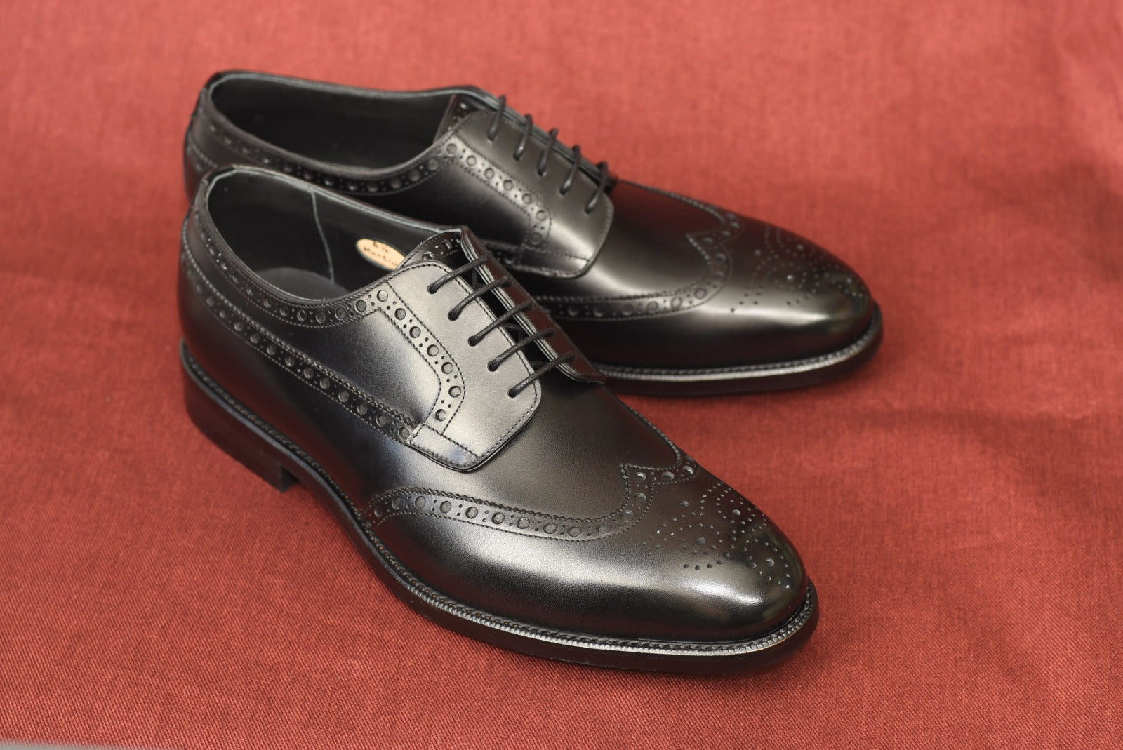 Full Brogue dark brown box calf