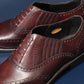 “RR” Lazyman, Burgundy Dress Shoes, Zonta Museum Calf, Hand welted, US size 5 1/2 ~ 10