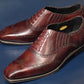 “RR” Lazyman, Burgundy Dress Shoes, Zonta Museum Calf, Hand welted, US size 5 1/2 ~ 10