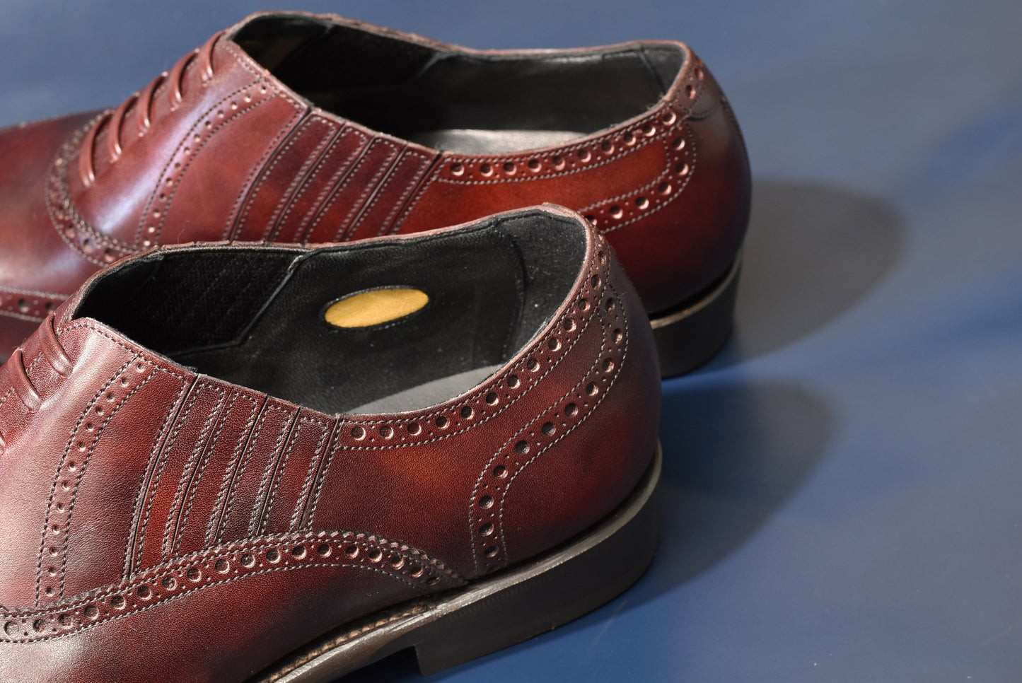 “RR” Lazyman, Burgundy Dress Shoes, Zonta Museum Calf, Hand welted, US size 5 1/2 ~ 10