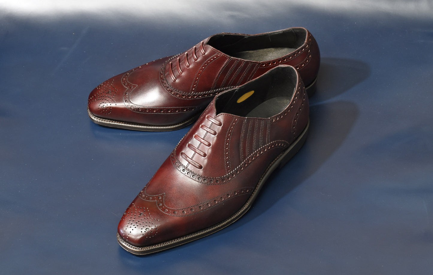 “RR” Lazyman, Burgundy Dress Shoes, Zonta Museum Calf, Hand welted, US size 5 1/2 ~ 10