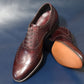 “Nisse” Imitation Full Brogue, Burgundy Dress Shoes, Zonta Museum Calf, Hand welted, US size 5 1/2 ~ 10