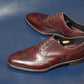 “Nisse” Imitation Full Brogue, Burgundy Dress Shoes, Zonta Museum Calf, Hand welted, US size 5 1/2 ~ 10