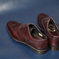 “Nisse” Imitation Full Brogue, Burgundy Dress Shoes, Zonta Museum Calf, Hand welted, US size 5 1/2 ~ 10