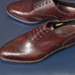 “Nisse” Imitation Full Brogue, Burgundy Dress Shoes, Zonta Museum Calf, Hand welted, US size 5 1/2 ~ 10