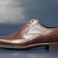 “Nisse” Imitation Full Brogue, Burgundy Dress Shoes, Zonta Museum Calf, Hand welted, US size 5 1/2 ~ 10