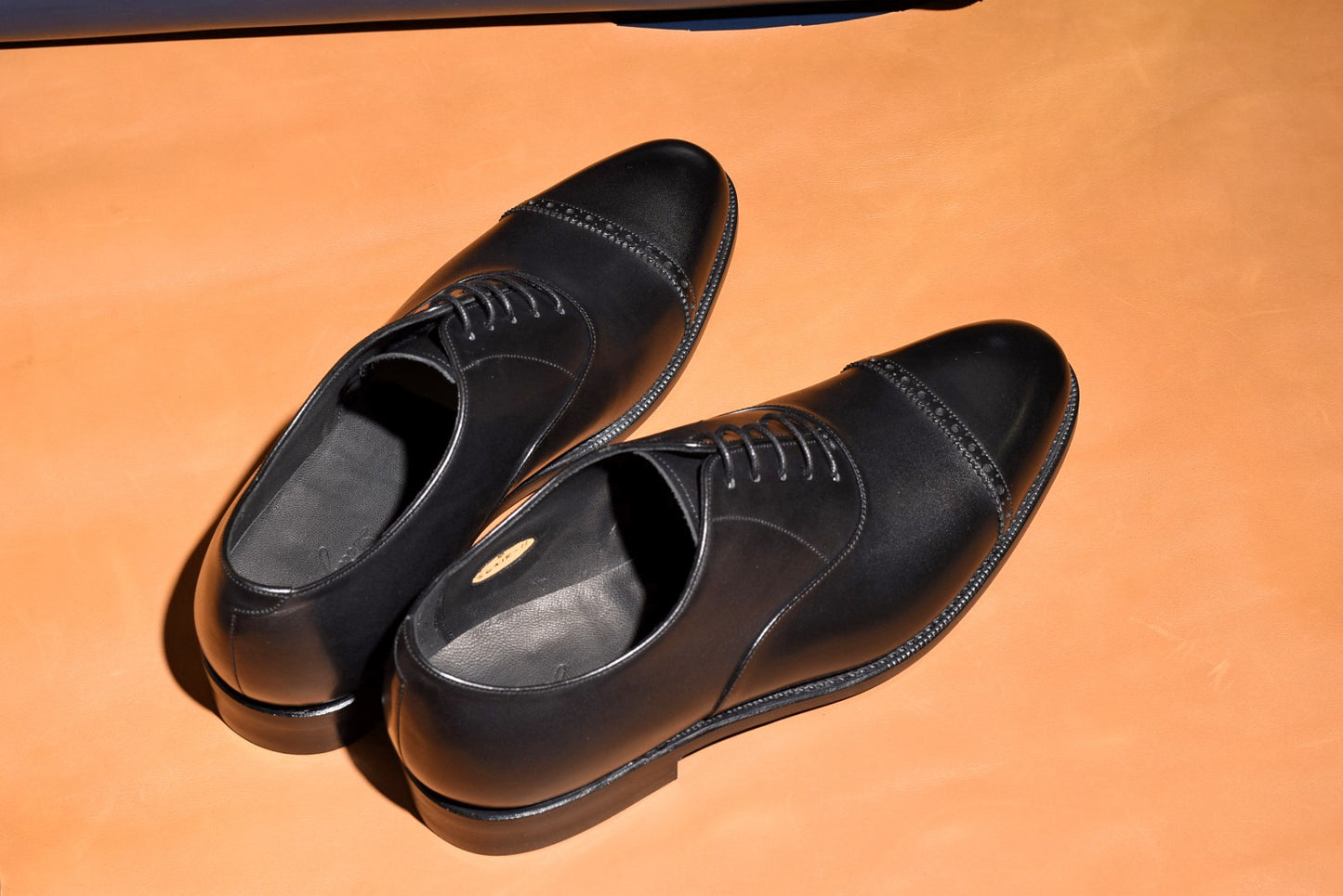 “5641RⅡ” Punched Cap Toe, Black Dress Shoes, Goodyear welted, US size 5 1/2 ~ 10