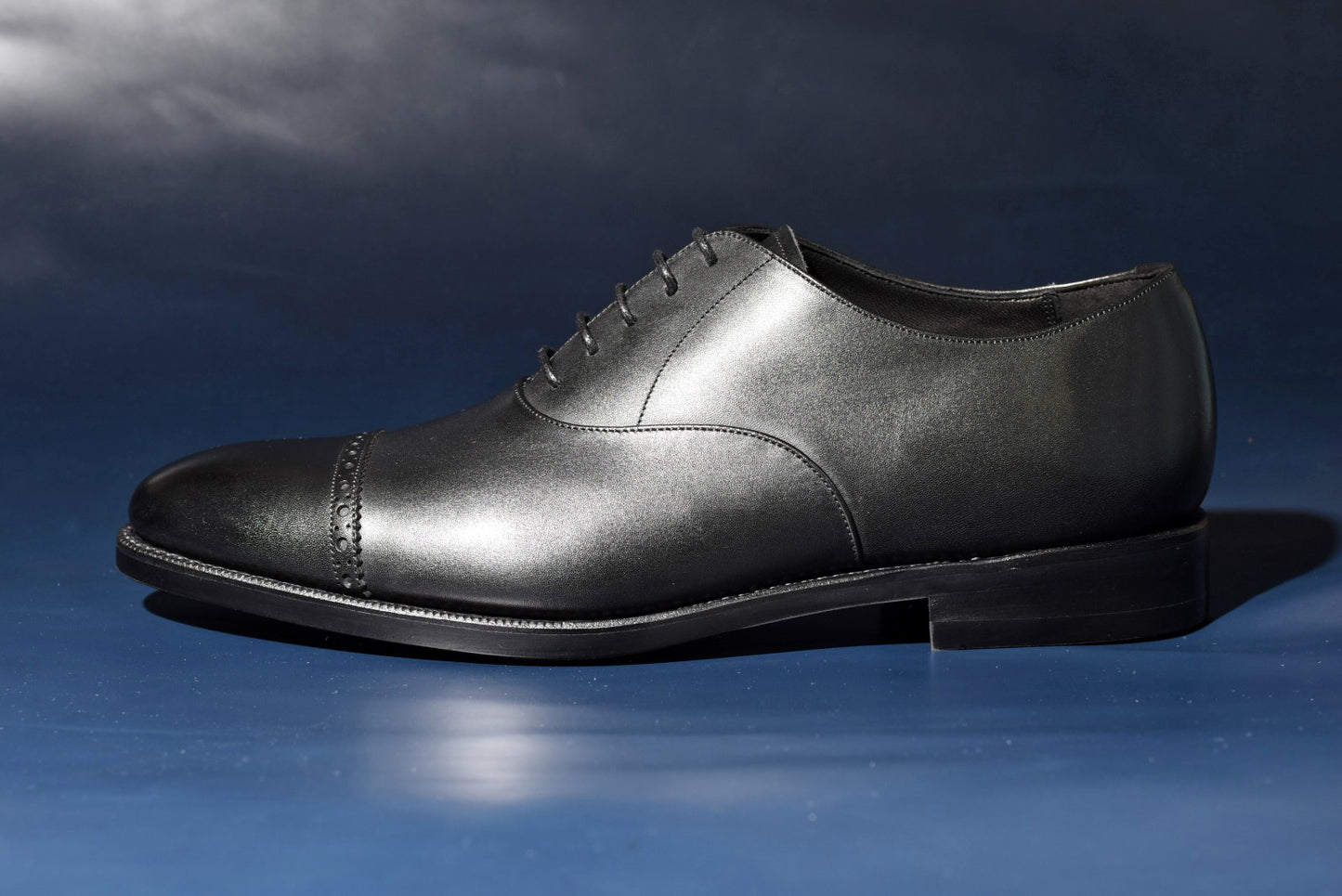 “5641RⅡ” Punched Cap Toe, Black Dress Shoes, Goodyear welted, US size 5 1/2 ~ 10