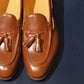 “Raffy” Tasseled Loafer, Brown Dress Shoes, Goodyear welted, US size 5 1/2 ~ 10