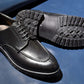 “Zach” Split Toe Derby, Black Dress Shoes, Tank Sole, Goodyear welted, US size 5 1/2 ~ 10