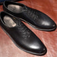 “Travis” Whole Cut, Black Dress Shoes, Goodyear welted, US size 5 1/2 ~ 10