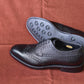“Dayles” Full brogue, Black Dress Shoes, Grained Leather, Goodyear welted, US size 5 1/2 ~ 10
