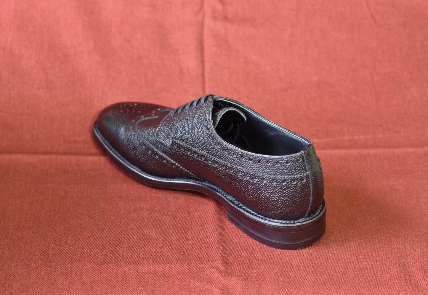 “Dayles” Full brogue, Black Dress Shoes, Grained Leather, Goodyear welted, US size 5 1/2 ~ 10