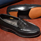 “Atlas” Penny Loafer, Black Dress Shoes, Hand welted, US size 5 1/2 ~ 10