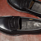 “Atlas” Penny Loafer, Black Dress Shoes, Hand welted, US size 5 1/2 ~ 10