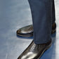 “Matt” Lazyman, Black Dress Shoes,  Weinheimer Box calf,  Hand welted, US size 5 1/2 ~ 10