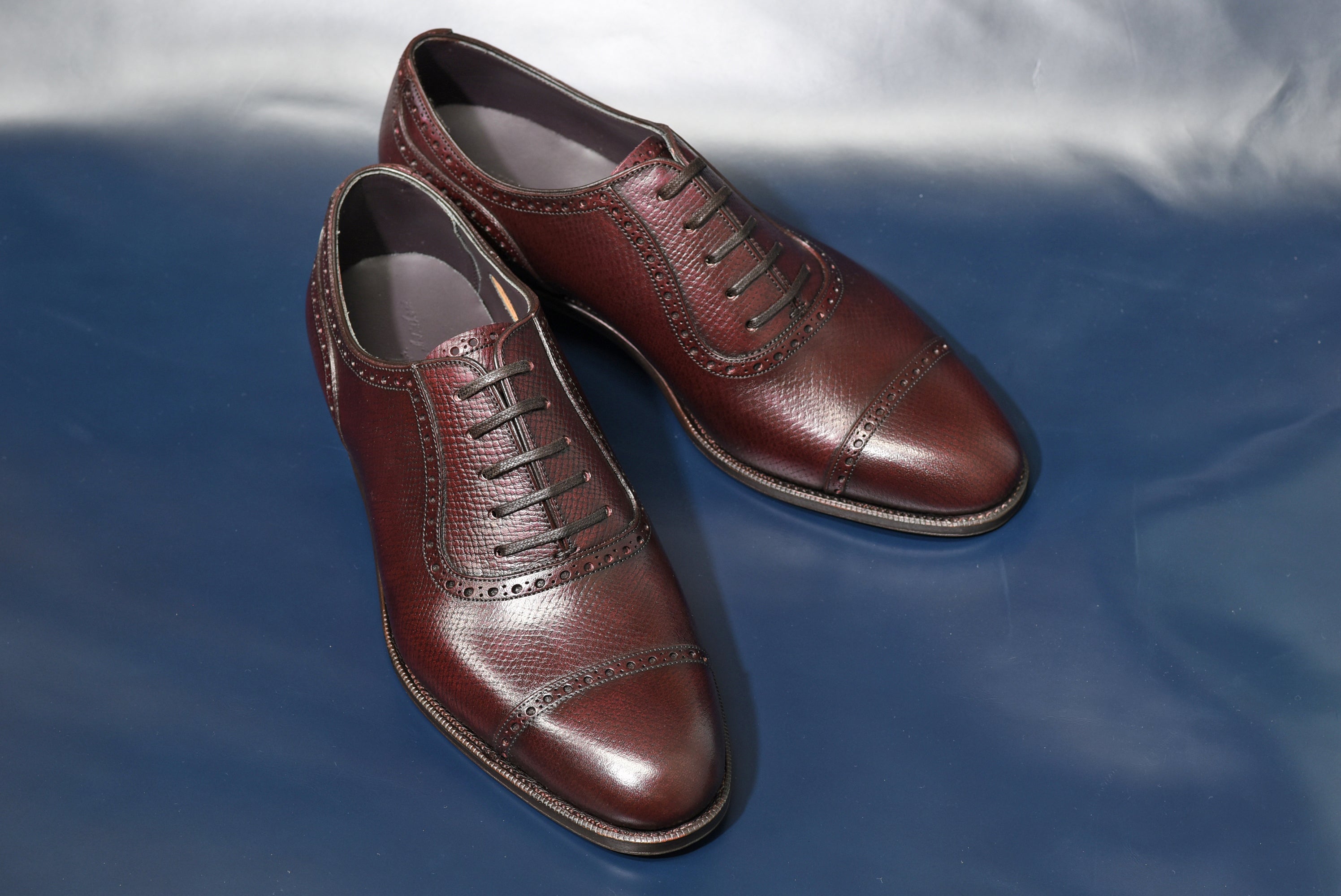 ★London Super Trunk Show 2023 Anniversary Model★“Kettner” Adelaide,  Burgundy Dress Shoes, Horween Hatch Grain, Hand welted, US size 5 1/2 ~ 10