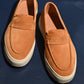 “Kelly” Coin Loafer, Brown Comfort Shoes, Vibram Cup Sole, US size 5 1/2 ~ 10