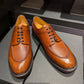 “Miles” Split Toe Derby, Brown Dress Shoes, Horween Hatch Grain, Goodyear welted, US size 5 1/2 ~ 10