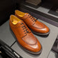 “Miles” Split Toe Derby, Brown Dress Shoes, Horween Hatch Grain, Goodyear welted, US size 5 1/2 ~ 10