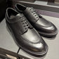 “Miles” Split Toe Derby, Black Dress Shoes, Horween Hatch Grain, Goodyear welted, US size 5 1/2 ~ 10