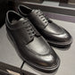 “Miles” Split Toe Derby, Black Dress Shoes, Horween Hatch Grain, Goodyear welted, US size 5 1/2 ~ 10