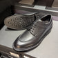 “Miles” Split Toe Derby, Black Dress Shoes, Horween Hatch Grain, Goodyear welted, US size 5 1/2 ~ 10