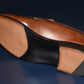 “Aiden” Split Toe Penny Loafer, Brown Dress Shoes, Horween Hatch Grain, Hand welted, US size 5 1/2 ~ 10