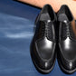 “AllanⅡ” Split Toe Derby, Black Dress Shoes, Goodyear welted, US size 5 1/2 ~ 10