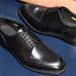 “AllanⅡ” Split Toe Derby, Black Dress Shoes, Goodyear welted, US size 5 1/2 ~ 10
