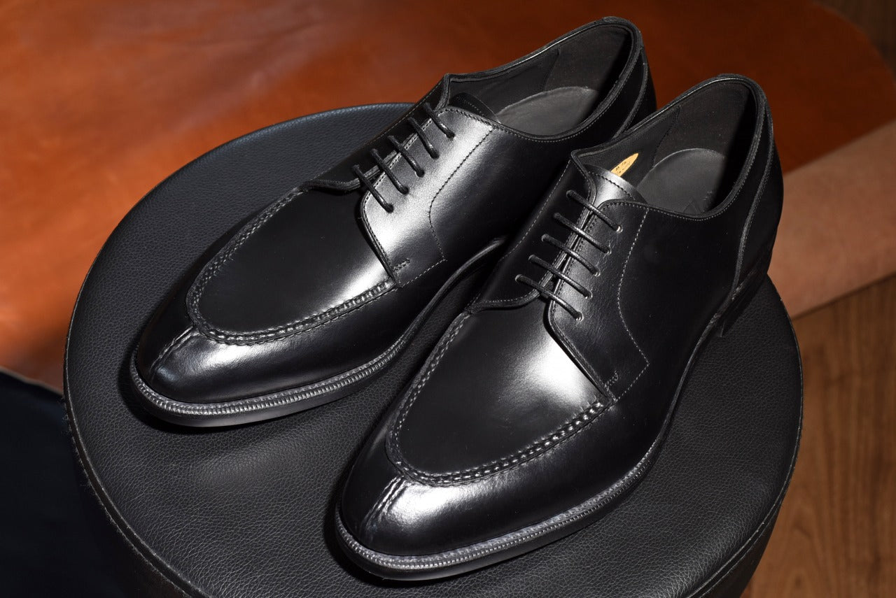 “AllanⅡ” Split Toe Derby, Black Dress Shoes, Goodyear welted, US size 5 1/2 ~ 10