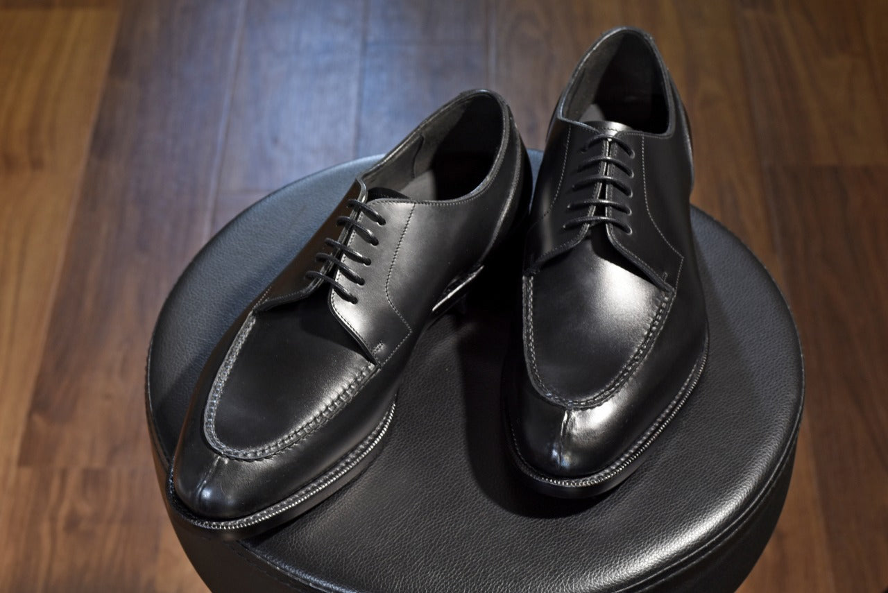 “AllanⅡ” Split Toe Derby, Black Dress Shoes, Goodyear welted, US size 5 1/2 ~ 10