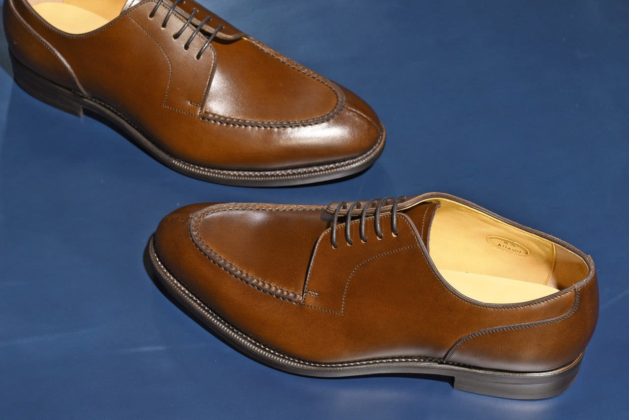 “AllanⅡ” Split Toe Derby, Brown Dress Shoes, Goodyear welted, US size 5 1/2 ~ 10