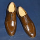 “AllanⅡ” Split Toe Derby, Brown Dress Shoes, Goodyear welted, US size 5 1/2 ~ 10